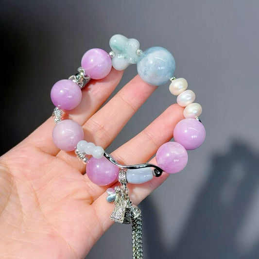 060  Kunzite Jadeite Pearl 2025 Energy High Quality Fashion Jewelry Feng Shui Beads Magnetic Gift