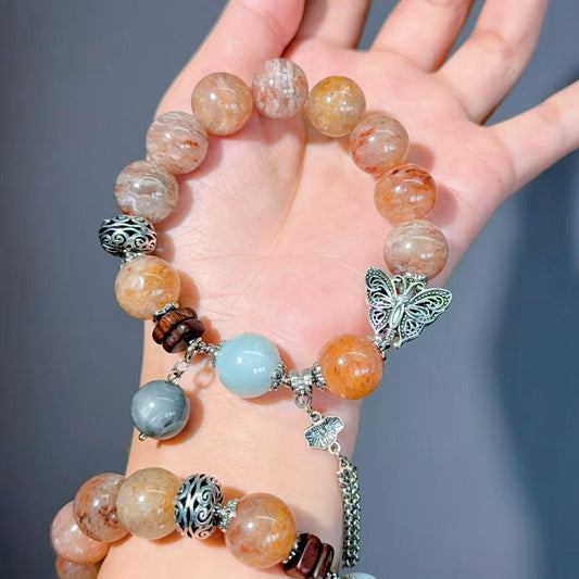 047 Phantom Q Jadeite Bracelet High Quality Zirconia Lucky Charm Bracelet 2025