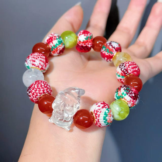 021 Agate Clear Quartz Serpentine bracelet 2025 high quality fashion magnetic unisex gift